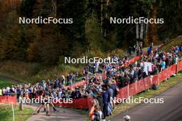 20.10.2024, Arcon, France (FRA): Eva Laine (FRA) - Biathlon Samse Summer Tour, pursuit, Arcon (FRA). www.nordicfocus.com. © Manzoni/NordicFocus. Every downloaded picture is fee-liable.