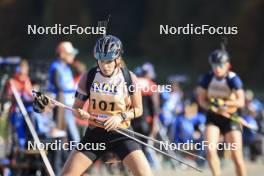 20.10.2024, Arcon, France (FRA): Lena Moretti (FRA) - Biathlon Samse Summer Tour, pursuit, Arcon (FRA). www.nordicfocus.com. © Manzoni/NordicFocus. Every downloaded picture is fee-liable.