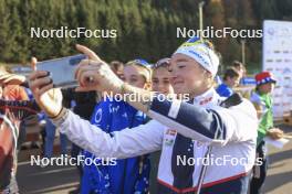 20.10.2024, Arcon, France (FRA): Lou Jeanmonnot (FRA) - Biathlon Samse Summer Tour, pursuit, Arcon (FRA). www.nordicfocus.com. © Manzoni/NordicFocus. Every downloaded picture is fee-liable.