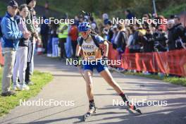 20.10.2024, Arcon, France (FRA): Louise Roguet (FRA) - Biathlon Samse Summer Tour, pursuit, Arcon (FRA). www.nordicfocus.com. © Manzoni/NordicFocus. Every downloaded picture is fee-liable.