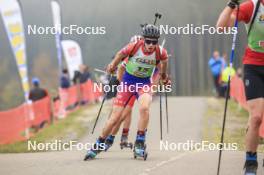 20.10.2024, Arcon, France (FRA): Alexis Provost (FRA) - Biathlon Samse Summer Tour, pursuit, Arcon (FRA). www.nordicfocus.com. © Manzoni/NordicFocus. Every downloaded picture is fee-liable.