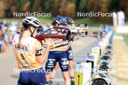 20.10.2024, Arcon, France (FRA): Jeanne Richard (FRA) - Biathlon Samse Summer Tour, pursuit, Arcon (FRA). www.nordicfocus.com. © Manzoni/NordicFocus. Every downloaded picture is fee-liable.