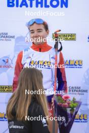 20.10.2024, Arcon, France (FRA): Rose Marguet (FRA) - Biathlon Samse Summer Tour, pursuit, Arcon (FRA). www.nordicfocus.com. © Manzoni/NordicFocus. Every downloaded picture is fee-liable.