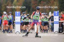 20.10.2024, Arcon, France (FRA): Noa Humbert (FRA) - Biathlon Samse Summer Tour, pursuit, Arcon (FRA). www.nordicfocus.com. © Manzoni/NordicFocus. Every downloaded picture is fee-liable.