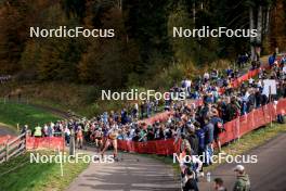 20.10.2024, Arcon, France (FRA): Lola Gilbert Jeanselme (FRA) - Biathlon Samse Summer Tour, pursuit, Arcon (FRA). www.nordicfocus.com. © Manzoni/NordicFocus. Every downloaded picture is fee-liable.