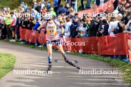 20.10.2024, Arcon, France (FRA): Paula Botet (FRA) - Biathlon Samse Summer Tour, pursuit, Arcon (FRA). www.nordicfocus.com. © Manzoni/NordicFocus. Every downloaded picture is fee-liable.