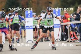 20.10.2024, Arcon, France (FRA): Lucas Moine (FRA) - Biathlon Samse Summer Tour, pursuit, Arcon (FRA). www.nordicfocus.com. © Manzoni/NordicFocus. Every downloaded picture is fee-liable.