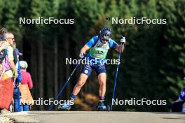 20.10.2024, Arcon, France (FRA): Antonin Guigonnat (FRA) - Biathlon Samse Summer Tour, pursuit, Arcon (FRA). www.nordicfocus.com. © Manzoni/NordicFocus. Every downloaded picture is fee-liable.