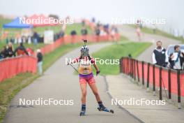 20.10.2024, Arcon, France (FRA): Canelle Midez (FRA) - Biathlon Samse Summer Tour, pursuit, Arcon (FRA). www.nordicfocus.com. © Manzoni/NordicFocus. Every downloaded picture is fee-liable.