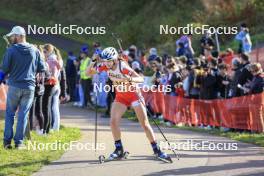 20.10.2024, Arcon, France (FRA): Joanne Weiss (FRA) - Biathlon Samse Summer Tour, pursuit, Arcon (FRA). www.nordicfocus.com. © Manzoni/NordicFocus. Every downloaded picture is fee-liable.