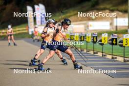 20.10.2024, Arcon, France (FRA): Julia Simon (FRA) - Biathlon Samse Summer Tour, pursuit, Arcon (FRA). www.nordicfocus.com. © Manzoni/NordicFocus. Every downloaded picture is fee-liable.