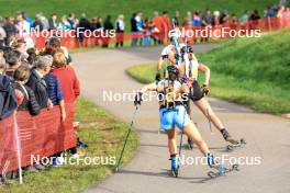 20.10.2024, Arcon, France (FRA): Chloe Dupont (GBR) - Biathlon Samse Summer Tour, pursuit, Arcon (FRA). www.nordicfocus.com. © Manzoni/NordicFocus. Every downloaded picture is fee-liable.