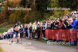 20.10.2024, Arcon, France (FRA): Gilonne Guigonnat (FRA) - Biathlon Samse Summer Tour, pursuit, Arcon (FRA). www.nordicfocus.com. © Manzoni/NordicFocus. Every downloaded picture is fee-liable.