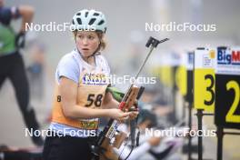 20.10.2024, Arcon, France (FRA): Nora Mengis (SUI) - Biathlon Samse Summer Tour, pursuit, Arcon (FRA). www.nordicfocus.com. © Manzoni/NordicFocus. Every downloaded picture is fee-liable.