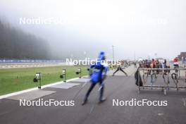 20.10.2024, Arcon, France (FRA): Event Feature: U17 men at zeroing - Biathlon Samse Summer Tour, pursuit, Arcon (FRA). www.nordicfocus.com. © Manzoni/NordicFocus. Every downloaded picture is fee-liable.