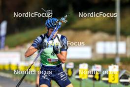 20.10.2024, Arcon, France (FRA): Theo Guiraud Poillot (FRA) - Biathlon Samse Summer Tour, pursuit, Arcon (FRA). www.nordicfocus.com. © Manzoni/NordicFocus. Every downloaded picture is fee-liable.