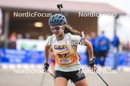 20.10.2024, Arcon, France (FRA): Thais Royet (FRA) - Biathlon Samse Summer Tour, pursuit, Arcon (FRA). www.nordicfocus.com. © Manzoni/NordicFocus. Every downloaded picture is fee-liable.