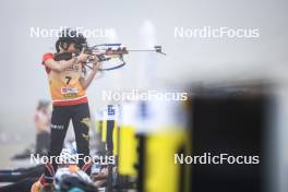 20.10.2024, Arcon, France (FRA): Zelie Pic (FRA) - Biathlon Samse Summer Tour, pursuit, Arcon (FRA). www.nordicfocus.com. © Manzoni/NordicFocus. Every downloaded picture is fee-liable.