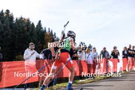 20.10.2024, Arcon, France (FRA): Emile Weiss (FRA) - Biathlon Samse Summer Tour, pursuit, Arcon (FRA). www.nordicfocus.com. © Manzoni/NordicFocus. Every downloaded picture is fee-liable.