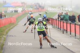 20.10.2024, Arcon, France (FRA): Loris Favre (FRA) - Biathlon Samse Summer Tour, pursuit, Arcon (FRA). www.nordicfocus.com. © Manzoni/NordicFocus. Every downloaded picture is fee-liable.