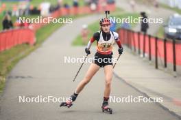 20.10.2024, Arcon, France (FRA): Lucia Harbecke (GER) - Biathlon Samse Summer Tour, pursuit, Arcon (FRA). www.nordicfocus.com. © Manzoni/NordicFocus. Every downloaded picture is fee-liable.