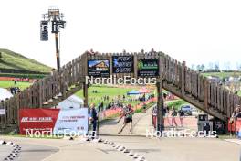 20.10.2024, Arcon, France (FRA): Max Bucher (FRA), Valentin Sermet-Magdelain (FRA), (l-r) - Biathlon Samse Summer Tour, pursuit, Arcon (FRA). www.nordicfocus.com. © Manzoni/NordicFocus. Every downloaded picture is fee-liable.