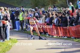 20.10.2024, Arcon, France (FRA): Fiona Laurent (FRA) - Biathlon Samse Summer Tour, pursuit, Arcon (FRA). www.nordicfocus.com. © Manzoni/NordicFocus. Every downloaded picture is fee-liable.