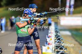 20.10.2024, Arcon, France (FRA): Oscar Lombardot (FRA) - Biathlon Samse Summer Tour, pursuit, Arcon (FRA). www.nordicfocus.com. © Manzoni/NordicFocus. Every downloaded picture is fee-liable.