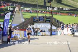 20.10.2024, Arcon, France (FRA): Lola Bugeaud (FRA) - Biathlon Samse Summer Tour, pursuit, Arcon (FRA). www.nordicfocus.com. © Manzoni/NordicFocus. Every downloaded picture is fee-liable.