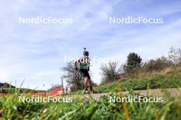 20.10.2024, Arcon, France (FRA): Flavio Guy (FRA) - Biathlon Samse Summer Tour, pursuit, Arcon (FRA). www.nordicfocus.com. © Manzoni/NordicFocus. Every downloaded picture is fee-liable.