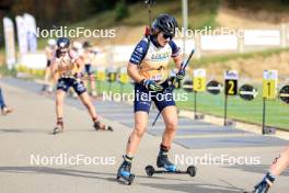 20.10.2024, Arcon, France (FRA): Gilonne Guigonnat (FRA) - Biathlon Samse Summer Tour, pursuit, Arcon (FRA). www.nordicfocus.com. © Manzoni/NordicFocus. Every downloaded picture is fee-liable.