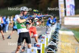 20.10.2024, Arcon, France (FRA): Finn Zurnieden (GER) - Biathlon Samse Summer Tour, pursuit, Arcon (FRA). www.nordicfocus.com. © Manzoni/NordicFocus. Every downloaded picture is fee-liable.