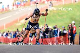 20.10.2024, Arcon, France (FRA): Julia Simon (FRA) - Biathlon Samse Summer Tour, pursuit, Arcon (FRA). www.nordicfocus.com. © Manzoni/NordicFocus. Every downloaded picture is fee-liable.