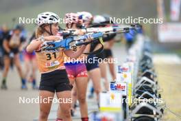 20.10.2024, Arcon, France (FRA): Elia Courtieu (FRA) - Biathlon Samse Summer Tour, pursuit, Arcon (FRA). www.nordicfocus.com. © Manzoni/NordicFocus. Every downloaded picture is fee-liable.