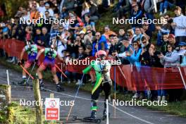 20.10.2024, Arcon, France (FRA): Sebastien Mahon (FRA) - Biathlon Samse Summer Tour, pursuit, Arcon (FRA). www.nordicfocus.com. © Manzoni/NordicFocus. Every downloaded picture is fee-liable.