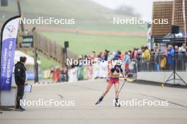 20.10.2024, Arcon, France (FRA): Margot Jackiw (FRA) - Biathlon Samse Summer Tour, pursuit, Arcon (FRA). www.nordicfocus.com. © Manzoni/NordicFocus. Every downloaded picture is fee-liable.