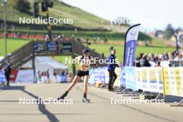 20.10.2024, Arcon, France (FRA): Sophie Pellizzaro (FRA) - Biathlon Samse Summer Tour, pursuit, Arcon (FRA). www.nordicfocus.com. © Manzoni/NordicFocus. Every downloaded picture is fee-liable.