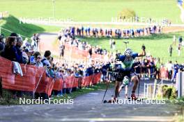 20.10.2024, Arcon, France (FRA): Emilien Jacquelin (FRA) - Biathlon Samse Summer Tour, pursuit, Arcon (FRA). www.nordicfocus.com. © Manzoni/NordicFocus. Every downloaded picture is fee-liable.