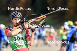 20.10.2024, Arcon, France (FRA): Clement Pires (FRA) - Biathlon Samse Summer Tour, pursuit, Arcon (FRA). www.nordicfocus.com. © Manzoni/NordicFocus. Every downloaded picture is fee-liable.