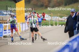 20.10.2024, Arcon, France (FRA): Undefined athlete competes - Biathlon Samse Summer Tour, pursuit, Arcon (FRA). www.nordicfocus.com. © Manzoni/NordicFocus. Every downloaded picture is fee-liable.