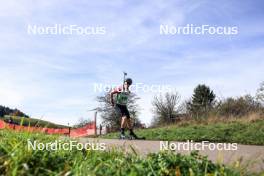 20.10.2024, Arcon, France (FRA): Clement Pires (FRA) - Biathlon Samse Summer Tour, pursuit, Arcon (FRA). www.nordicfocus.com. © Manzoni/NordicFocus. Every downloaded picture is fee-liable.