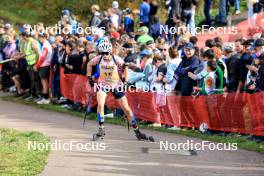 20.10.2024, Arcon, France (FRA): Paula Botet (FRA) - Biathlon Samse Summer Tour, pursuit, Arcon (FRA). www.nordicfocus.com. © Manzoni/NordicFocus. Every downloaded picture is fee-liable.