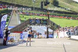 20.10.2024, Arcon, France (FRA): Louise Roguet (FRA) - Biathlon Samse Summer Tour, pursuit, Arcon (FRA). www.nordicfocus.com. © Manzoni/NordicFocus. Every downloaded picture is fee-liable.