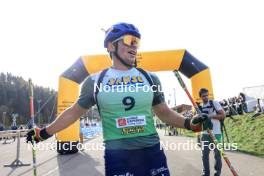 20.10.2024, Arcon, France (FRA): Oscar Lombardot (FRA) - Biathlon Samse Summer Tour, pursuit, Arcon (FRA). www.nordicfocus.com. © Manzoni/NordicFocus. Every downloaded picture is fee-liable.