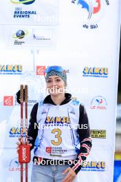 20.10.2024, Arcon, France (FRA): Lena Moretti (FRA) - Biathlon Samse Summer Tour, pursuit, Arcon (FRA). www.nordicfocus.com. © Manzoni/NordicFocus. Every downloaded picture is fee-liable.