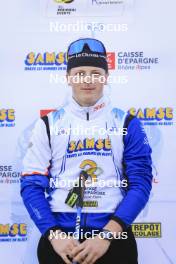 20.10.2024, Arcon, France (FRA): Niels Bibollet (FRA) - Biathlon Samse Summer Tour, pursuit, Arcon (FRA). www.nordicfocus.com. © Manzoni/NordicFocus. Every downloaded picture is fee-liable.