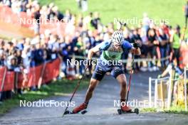 20.10.2024, Arcon, France (FRA): Emilien Jacquelin (FRA) - Biathlon Samse Summer Tour, pursuit, Arcon (FRA). www.nordicfocus.com. © Manzoni/NordicFocus. Every downloaded picture is fee-liable.