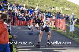 20.10.2024, Arcon, France (FRA): Charline Desmartin (FRA) - Biathlon Samse Summer Tour, pursuit, Arcon (FRA). www.nordicfocus.com. © Manzoni/NordicFocus. Every downloaded picture is fee-liable.