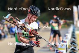 20.10.2024, Arcon, France (FRA): Lukas Tannheimer (GER) - Biathlon Samse Summer Tour, pursuit, Arcon (FRA). www.nordicfocus.com. © Manzoni/NordicFocus. Every downloaded picture is fee-liable.