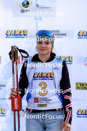 20.10.2024, Arcon, France (FRA): Lena Moretti (FRA) - Biathlon Samse Summer Tour, pursuit, Arcon (FRA). www.nordicfocus.com. © Manzoni/NordicFocus. Every downloaded picture is fee-liable.